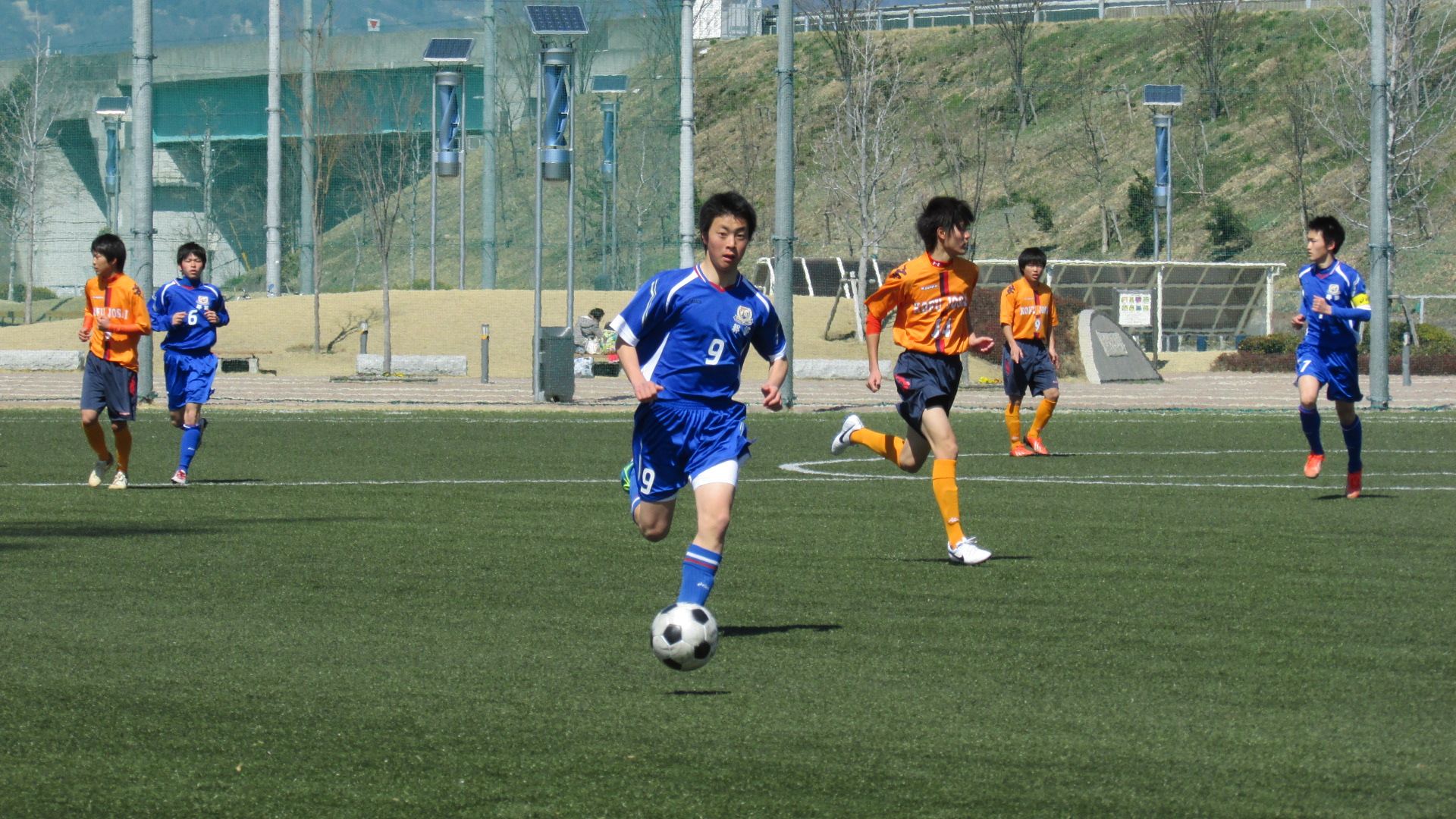 ユースリーグ第４節vs甲府城西 山梨県立都留高等学校サッカー部