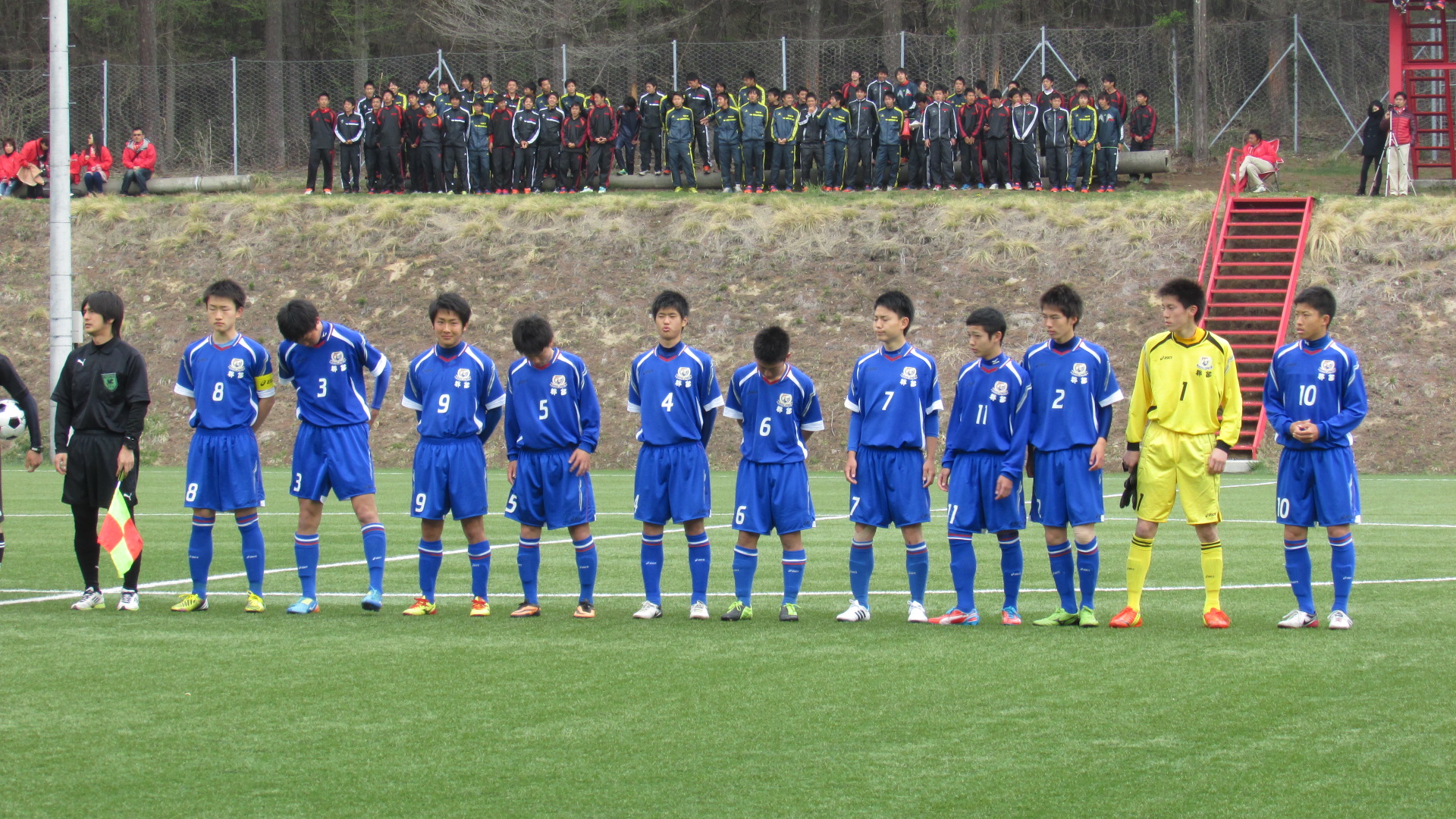 総体２回戦vs帝京第三高校 山梨県立都留高等学校サッカー部