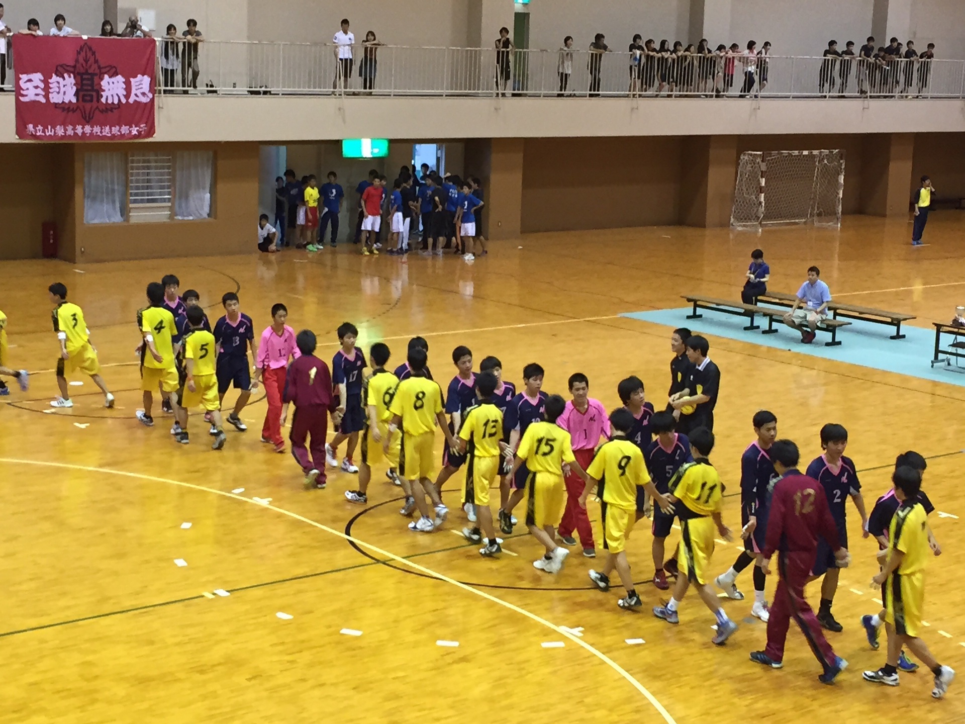 ハンド部応援 山梨県立都留高等学校サッカー部